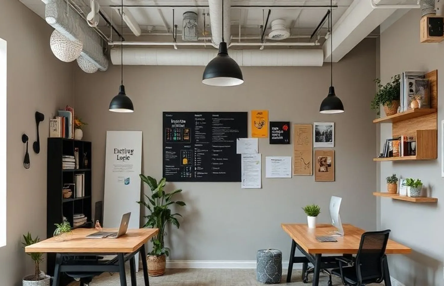 Creative workspace for curated services